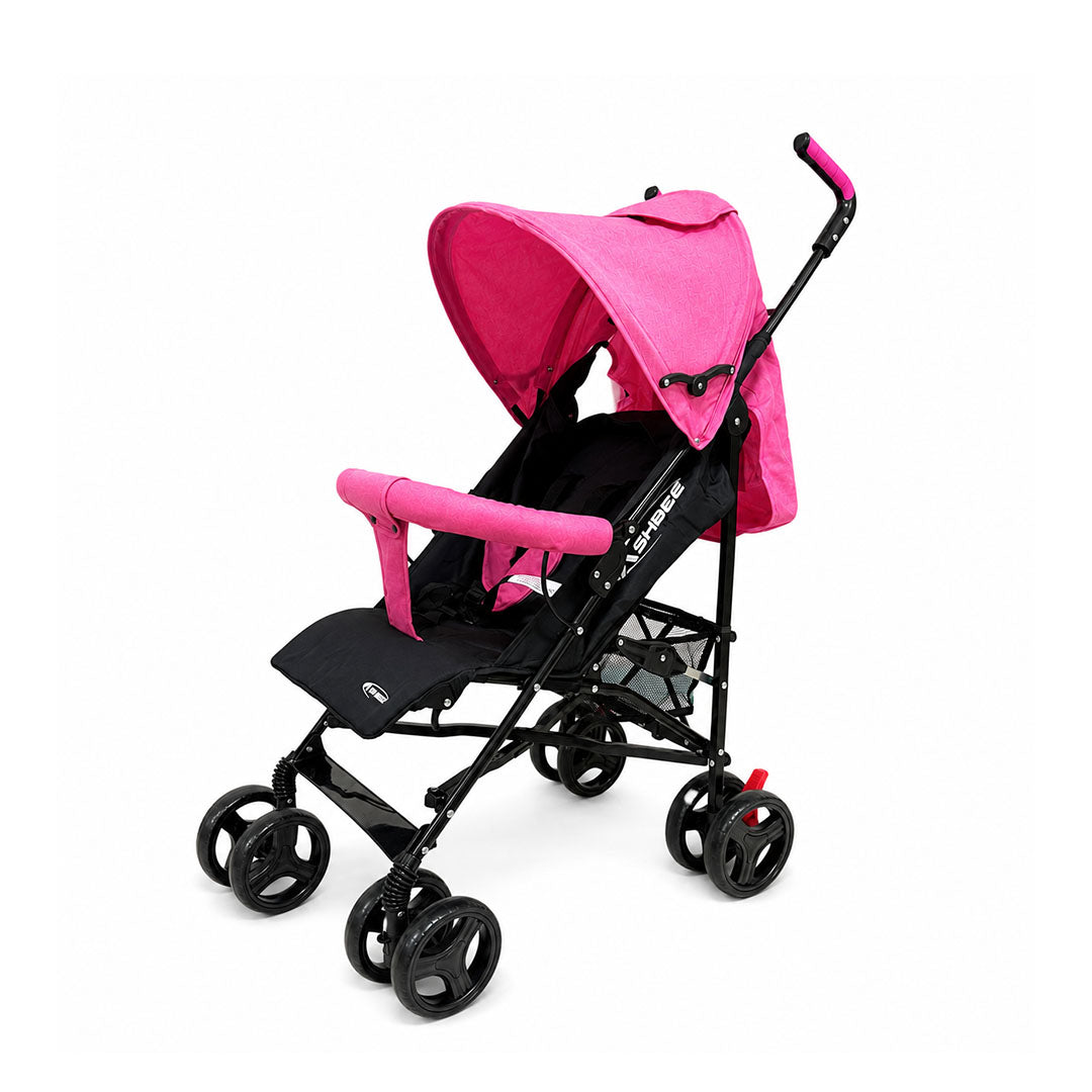 Ashbee CT-2124 Foldable Baby Stroller with Full Canopy, 5-Point Harness, Carrying Strap & Storage Pocket