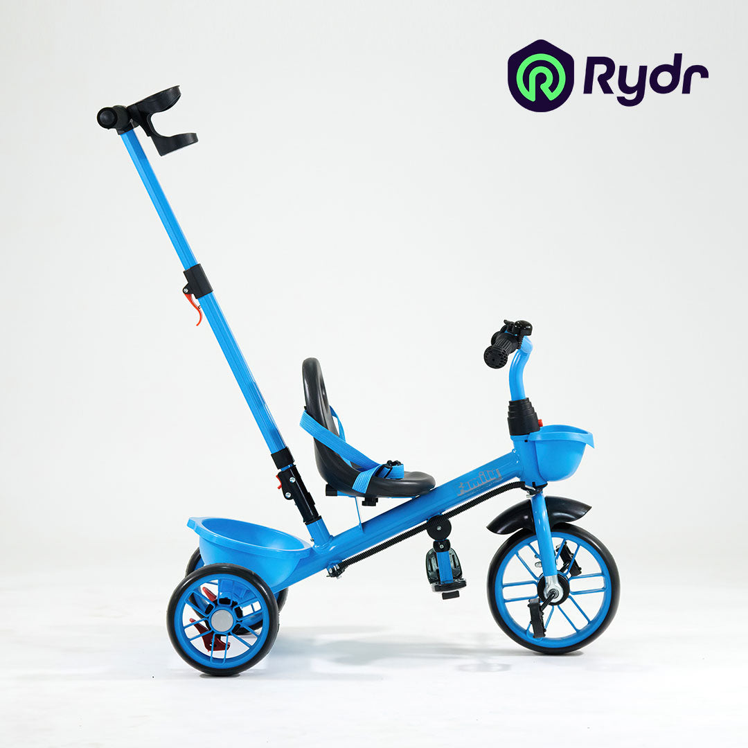 FAMILY F6656 Kids' Trike with Push Handle & Water Bottle Holder